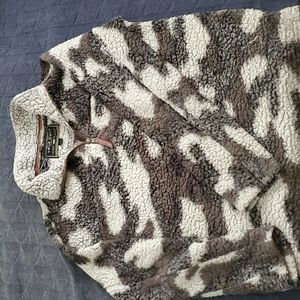 True Grit quarter zip fleece pullover - size S